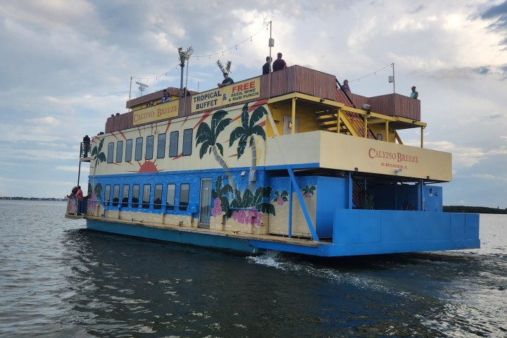 a large ship in a body of water