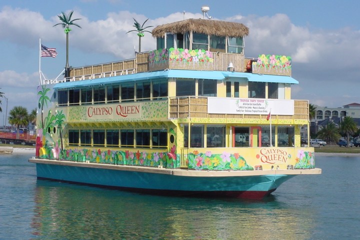 a small boat in a large body of water