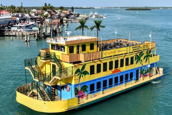 a large boat in a body of water