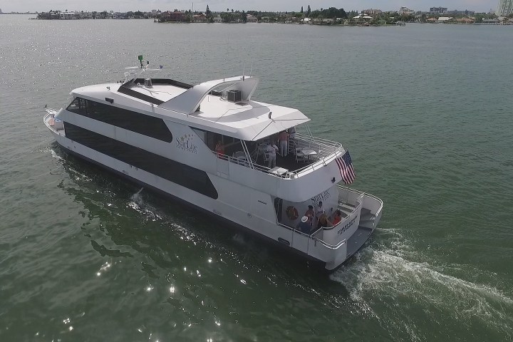 a large ship in a body of water