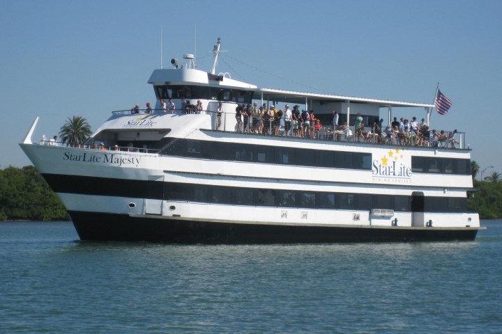 a large ship in a body of water