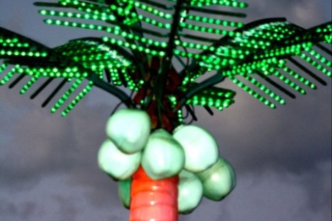 a stack of flyers on a table