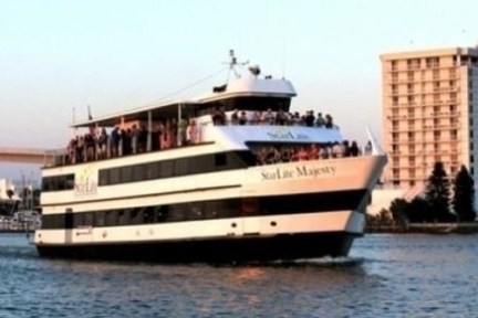 a large ship in a body of water