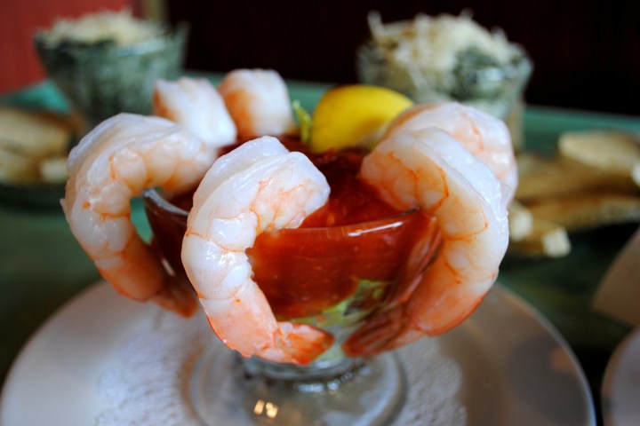 a close up of food on a plate