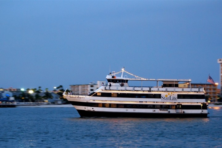 a large ship in a body of water